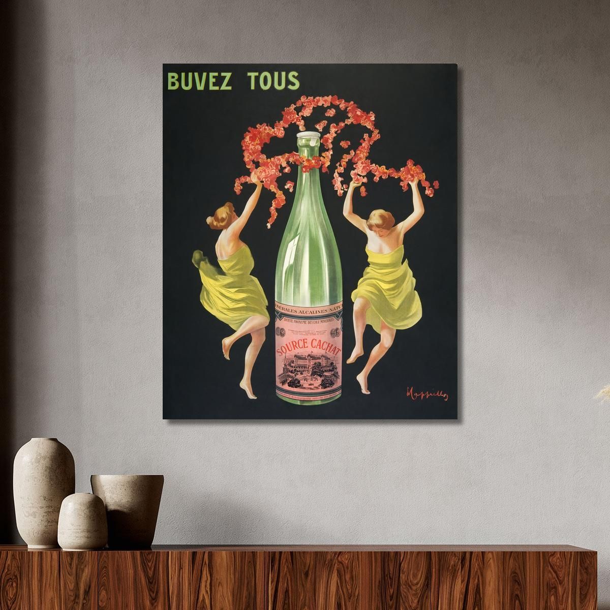 Drink All Evian-Cachat Leonetto Cappiello lcp42 canvas print 