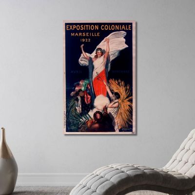 Colonial Exhibition Marseille 1922 Leonetto Cappiello lcp45 canvas print 