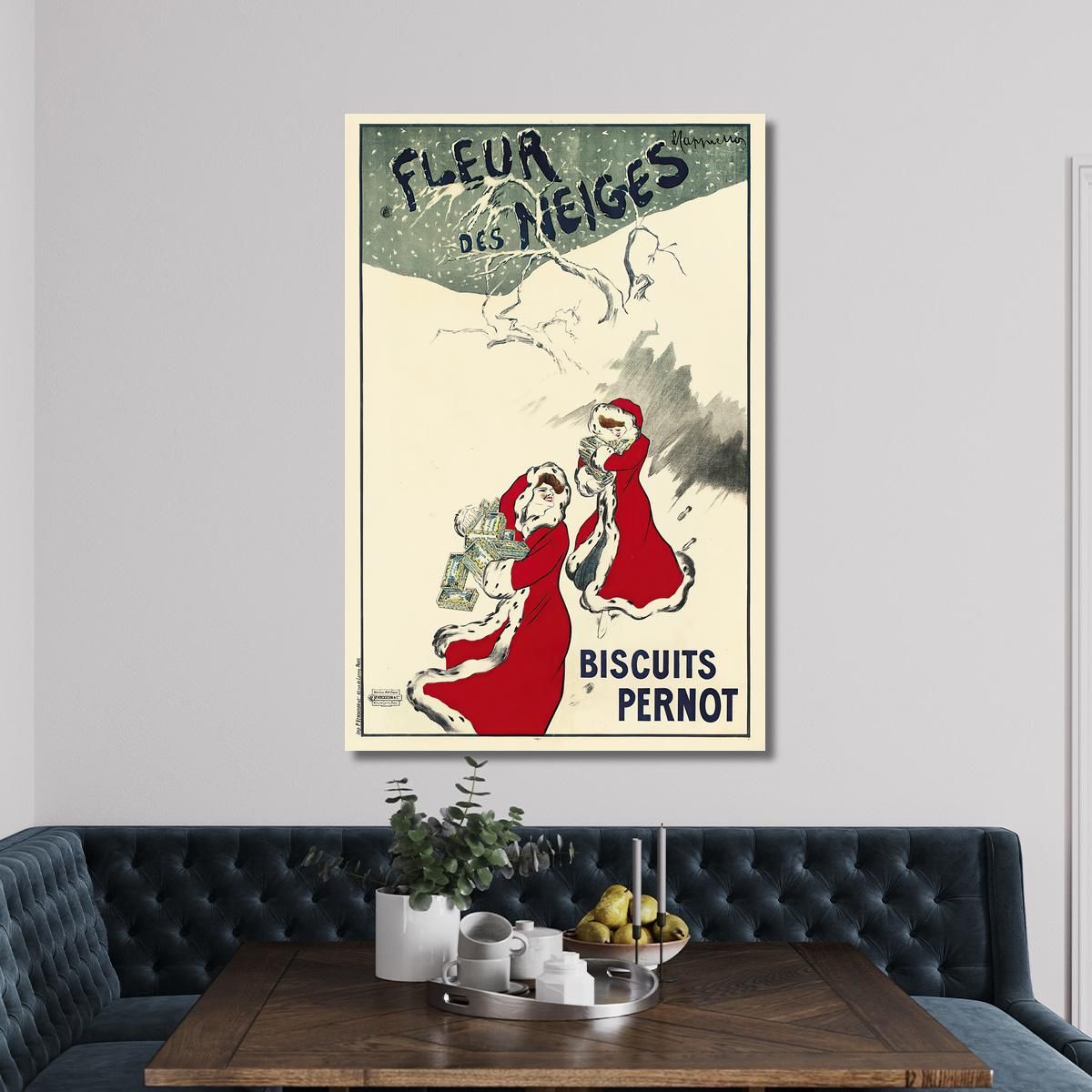 Snow Flower Leonetto Cappiello lcp48 canvas print 