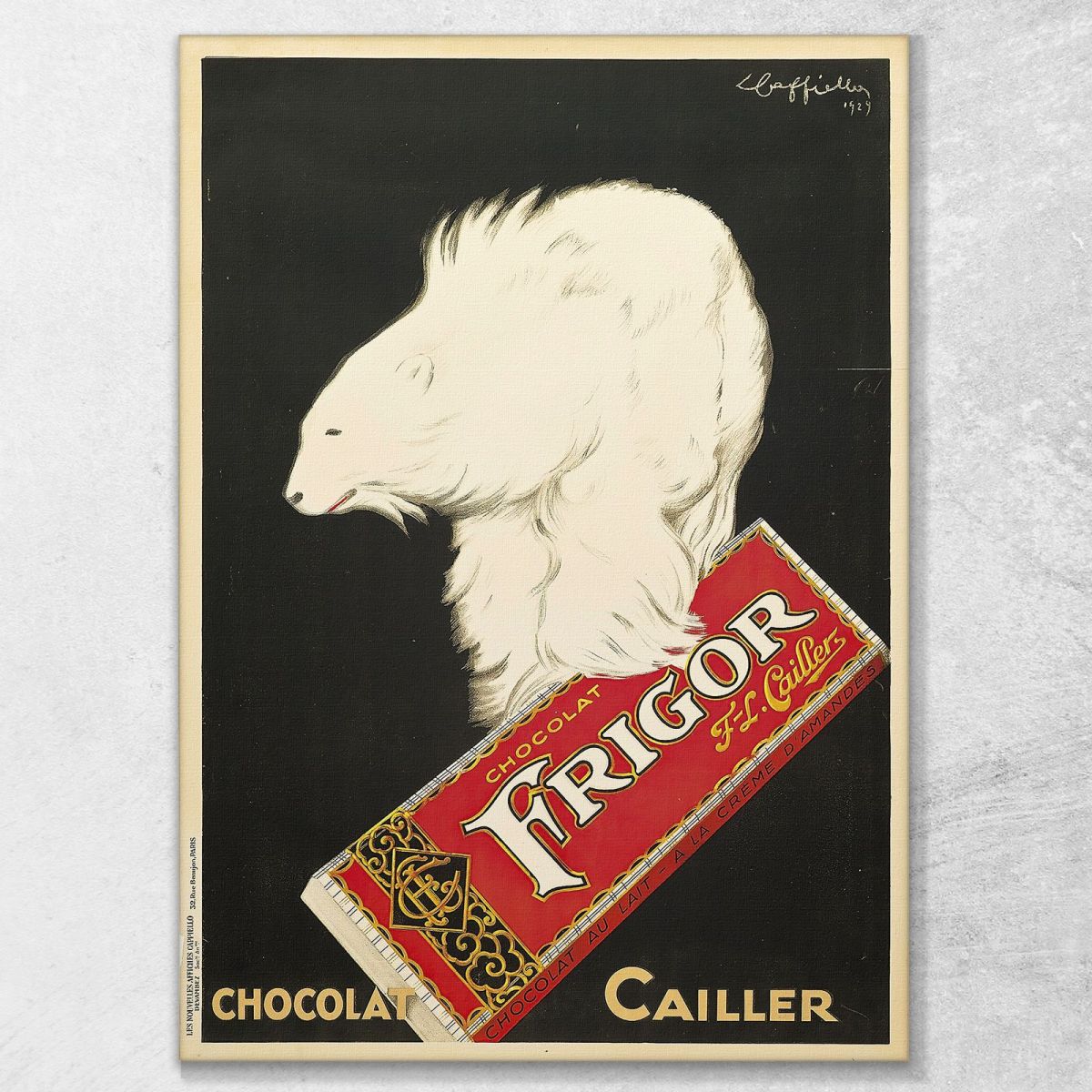 Frigor Chocolat Cailler Leonetto Cappiello lcp51 canvas print 
