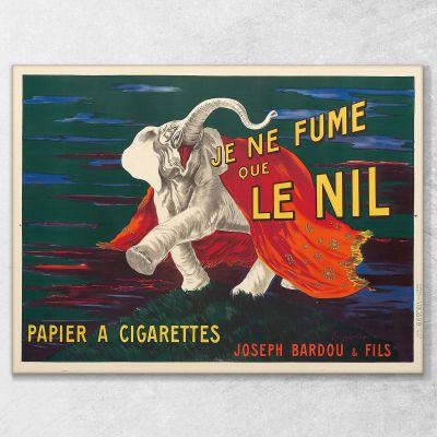 I Smoke Only Nil Leonetto Cappiello lcp52 canvas print 