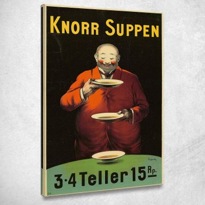 Knorr Soups Leonetto Cappiello lcp56 canvas print 