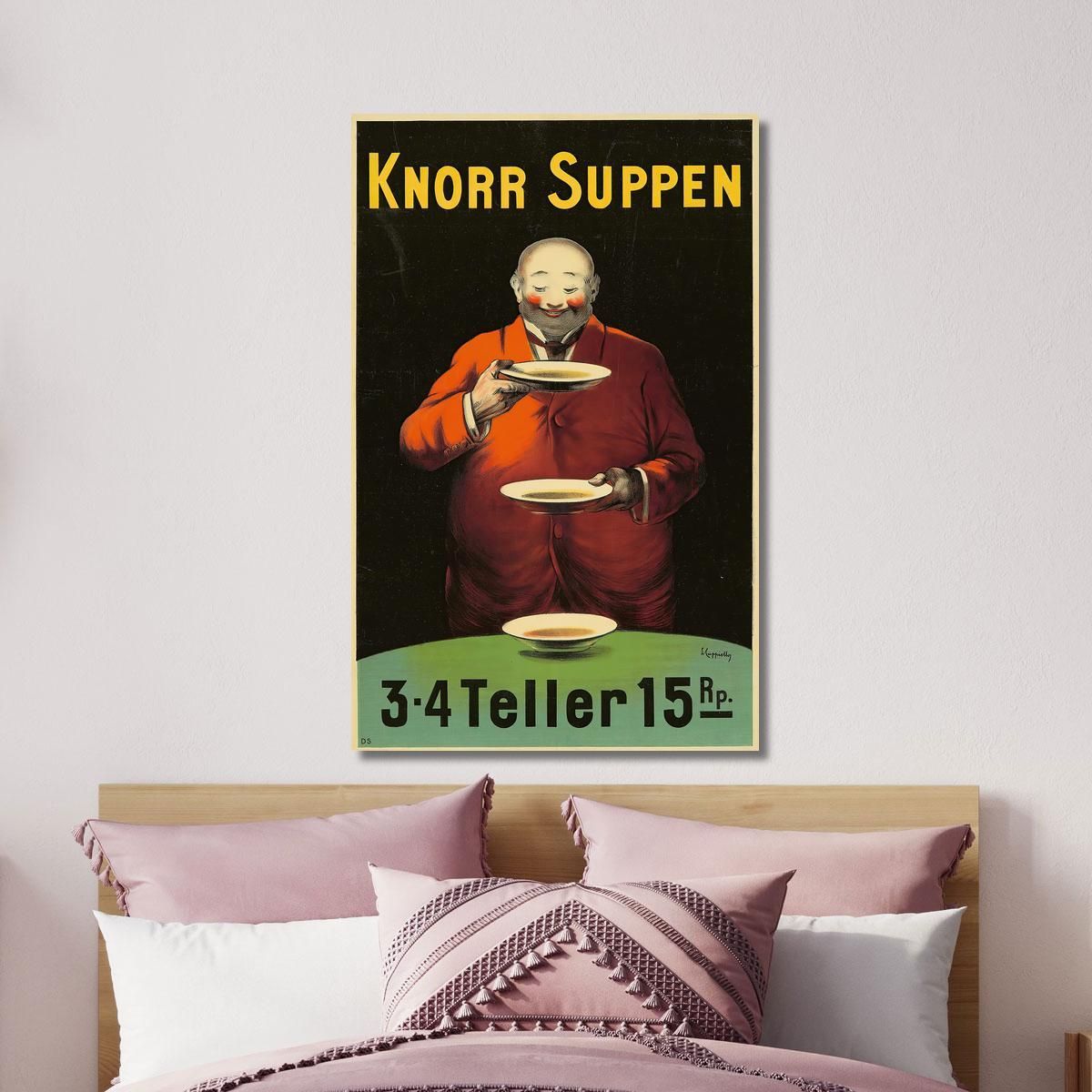 Knorr Soups Leonetto Cappiello lcp56 canvas print 