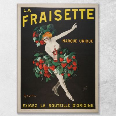 The Strawberry Leonetto Cappiello lcp60 canvas print 