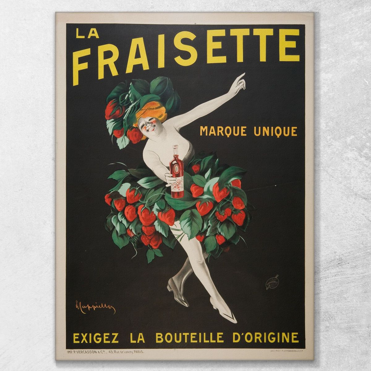 The Strawberry Leonetto Cappiello lcp60 canvas print 