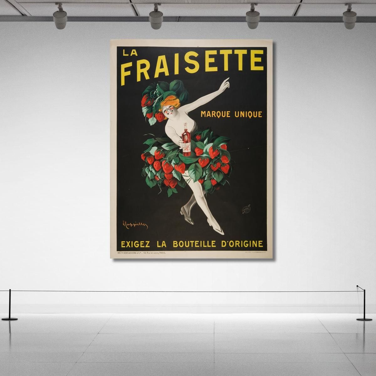 The Strawberry Leonetto Cappiello lcp60 canvas print 