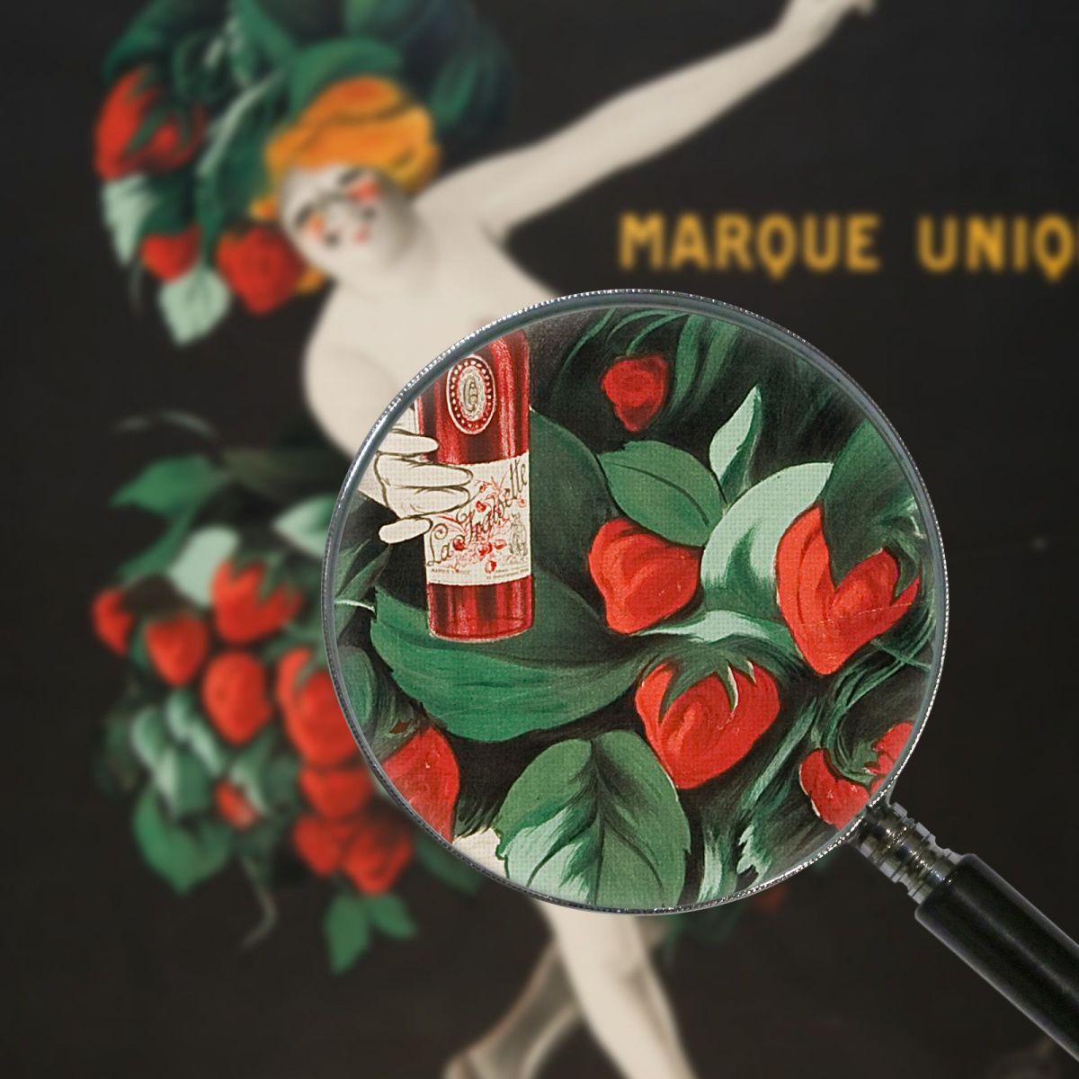 The Strawberry Leonetto Cappiello lcp60 canvas print