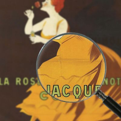La Rose Jacqueminot Coty Leonetto Cappiello lcp61 canvas print