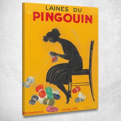 Penguin Wool Leonetto Cappiello lcp62 canvas print 