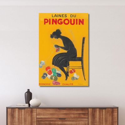 Penguin Wool Leonetto Cappiello lcp62 canvas print 