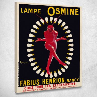 Osmine Lamp Leonetto Cappiello lcp63 canvas print 