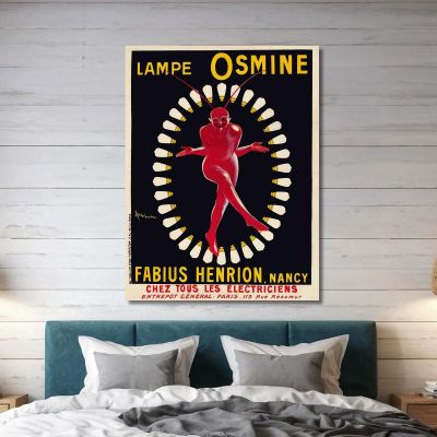 Osmine Lamp Leonetto Cappiello lcp63 canvas print 