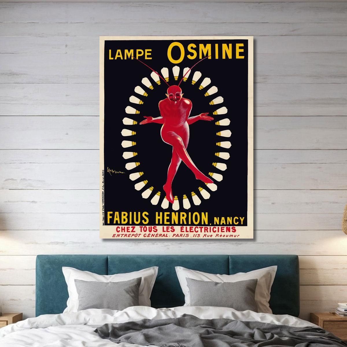 Osmine Lamp Leonetto Cappiello lcp63 canvas print 