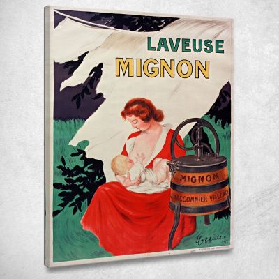 Cute Washer Leonetto Cappiello lcp64 canvas print 
