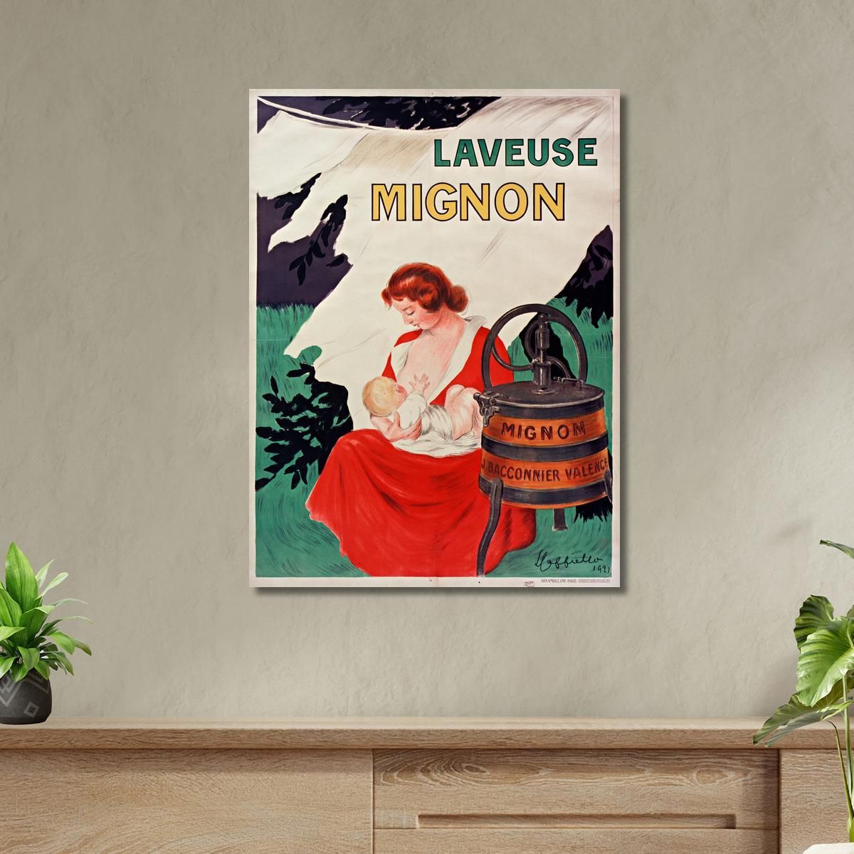 Cute Washer Leonetto Cappiello lcp64 canvas print 