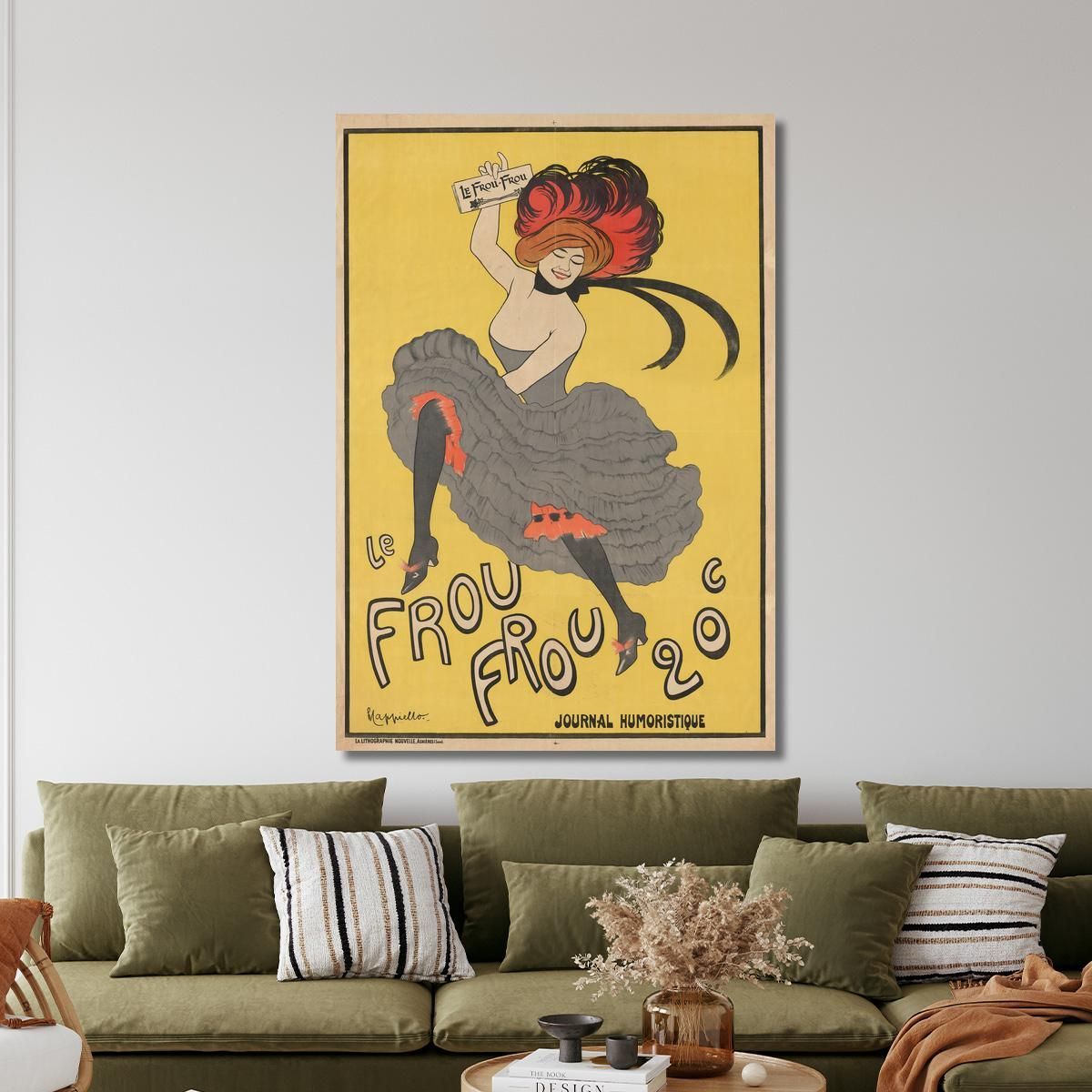 The Frou Frou Leonetto Cappiello lcp67 canvas print 