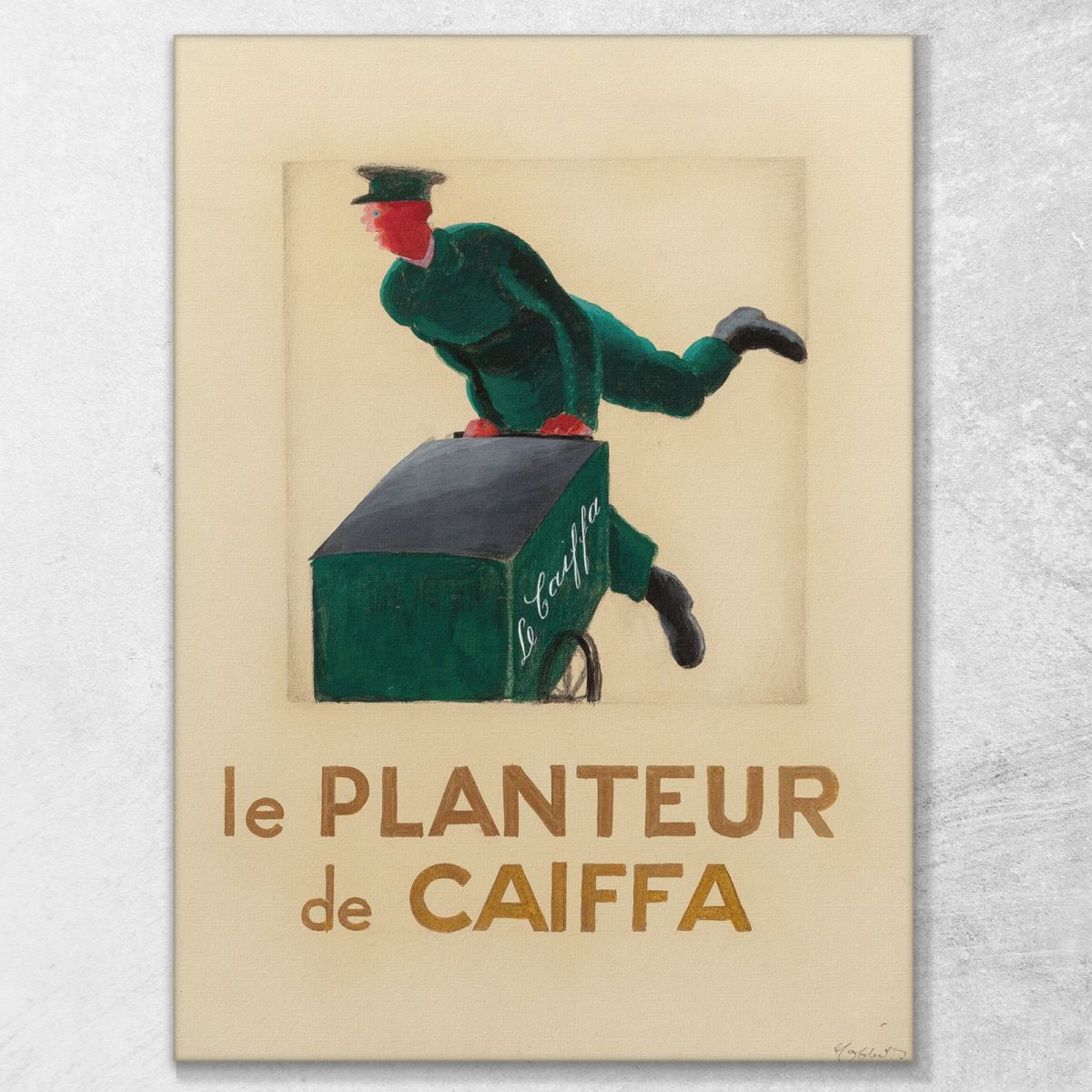 The Caiffa Planter Leonetto Cappiello lcp71 canvas print 