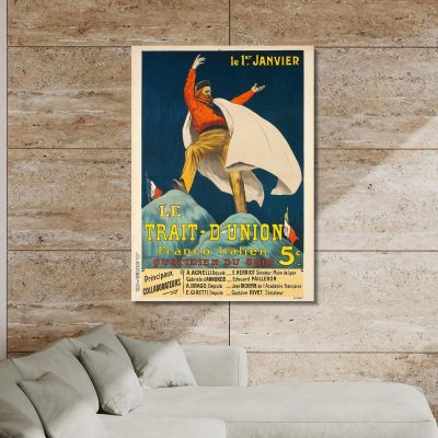 The Trait-D Union Leonetto Cappiello lcp73 canvas print 
