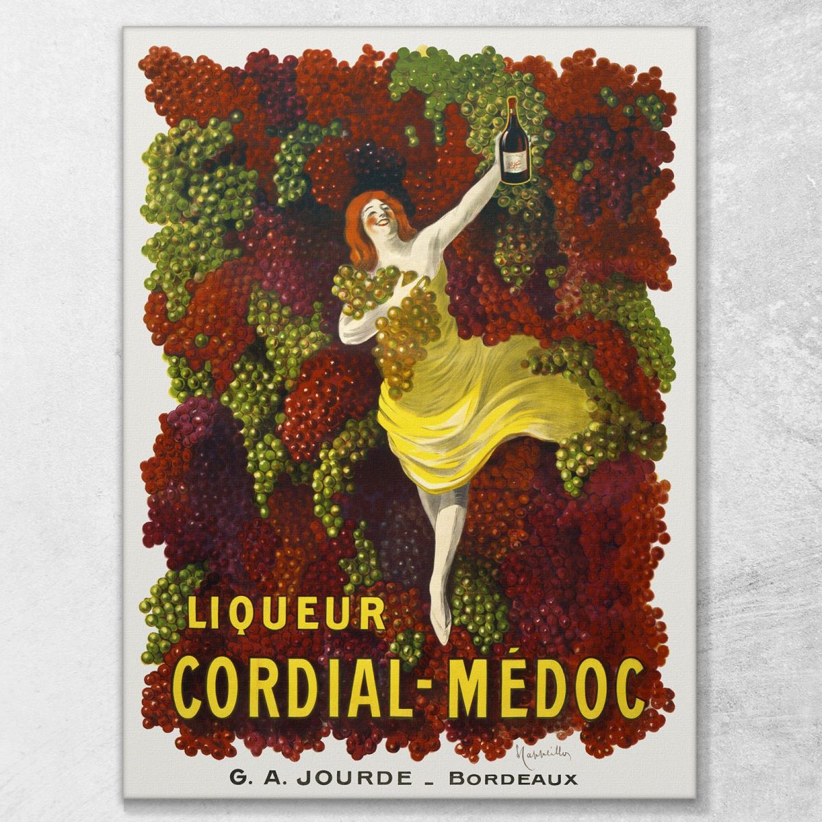Cordial-Médoc Liqueur Leonetto Cappiello lcp74 canvas print 