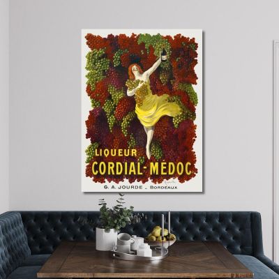 Cordial-Médoc Liqueur Leonetto Cappiello lcp74 canvas print 