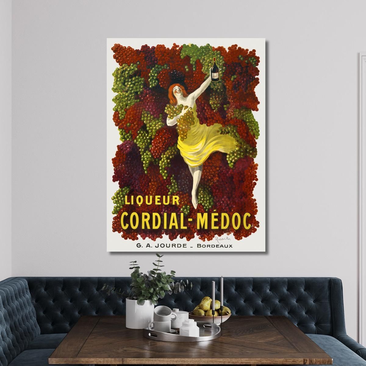 Cordial-Médoc Liqueur Leonetto Cappiello lcp74 canvas print 