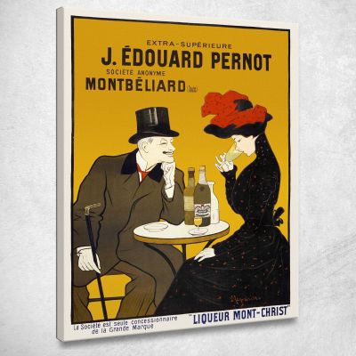 Man And Woman At A Cafe Leonetto Cappiello lcp78 canvas print 