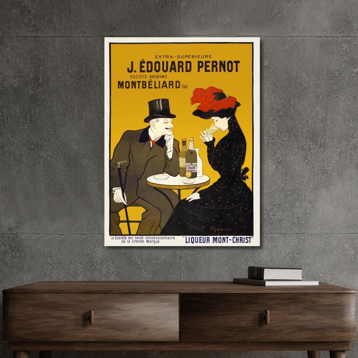 Man And Woman At A Cafe Leonetto Cappiello lcp78 canvas print 