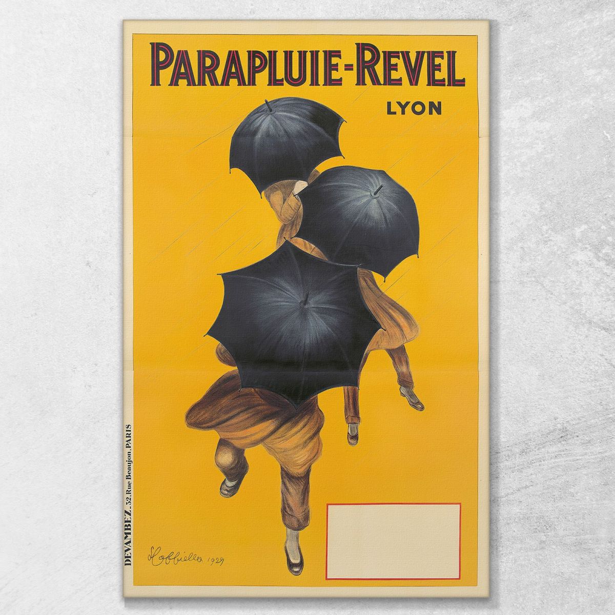 Umbrella-Revel Leonetto Cappiello lcp91 canvas print 