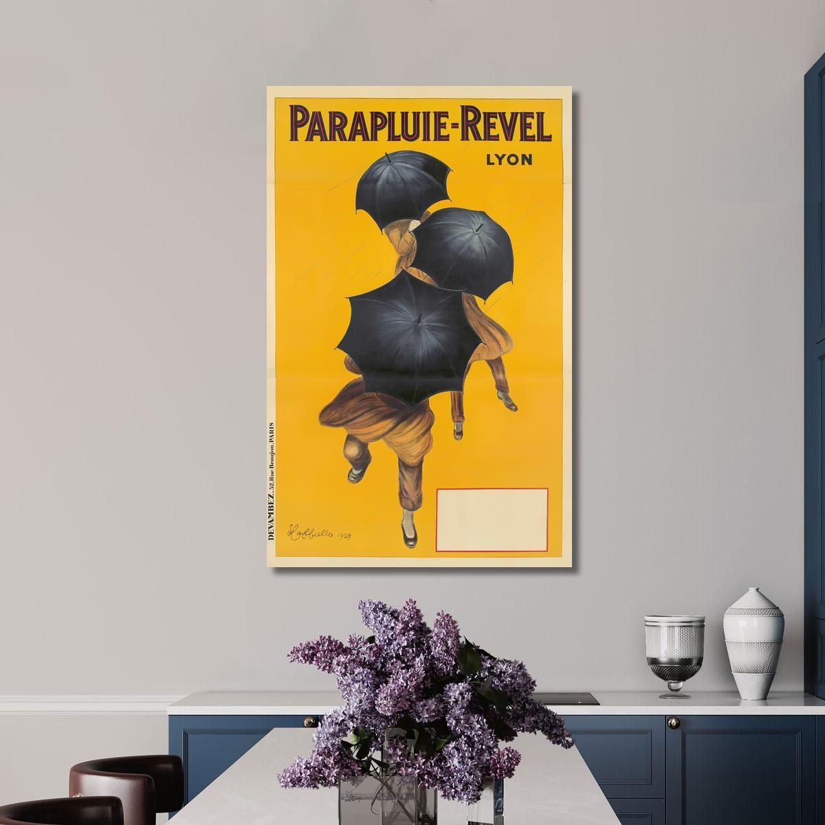 Umbrella-Revel Leonetto Cappiello lcp91 canvas print 