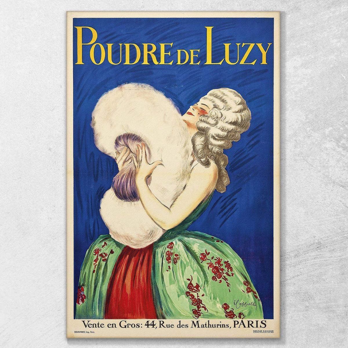 Luzy Powder Leonetto Cappiello lcp97 canvas print 