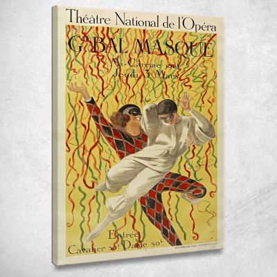 National Opera Theater Grand Ball Of Mid-Lent Leonetto Cappiello lcp108 canvas print 