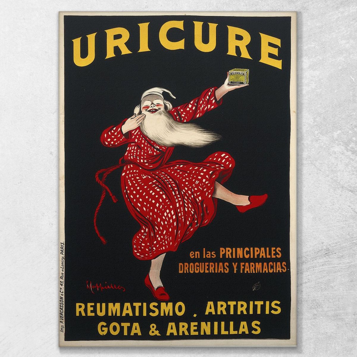 Uricure Leonetto Cappiello lcp110 canvas print 