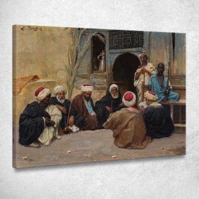 A Council Of Elders Ludwig Deutsch ldt1 canvas print 