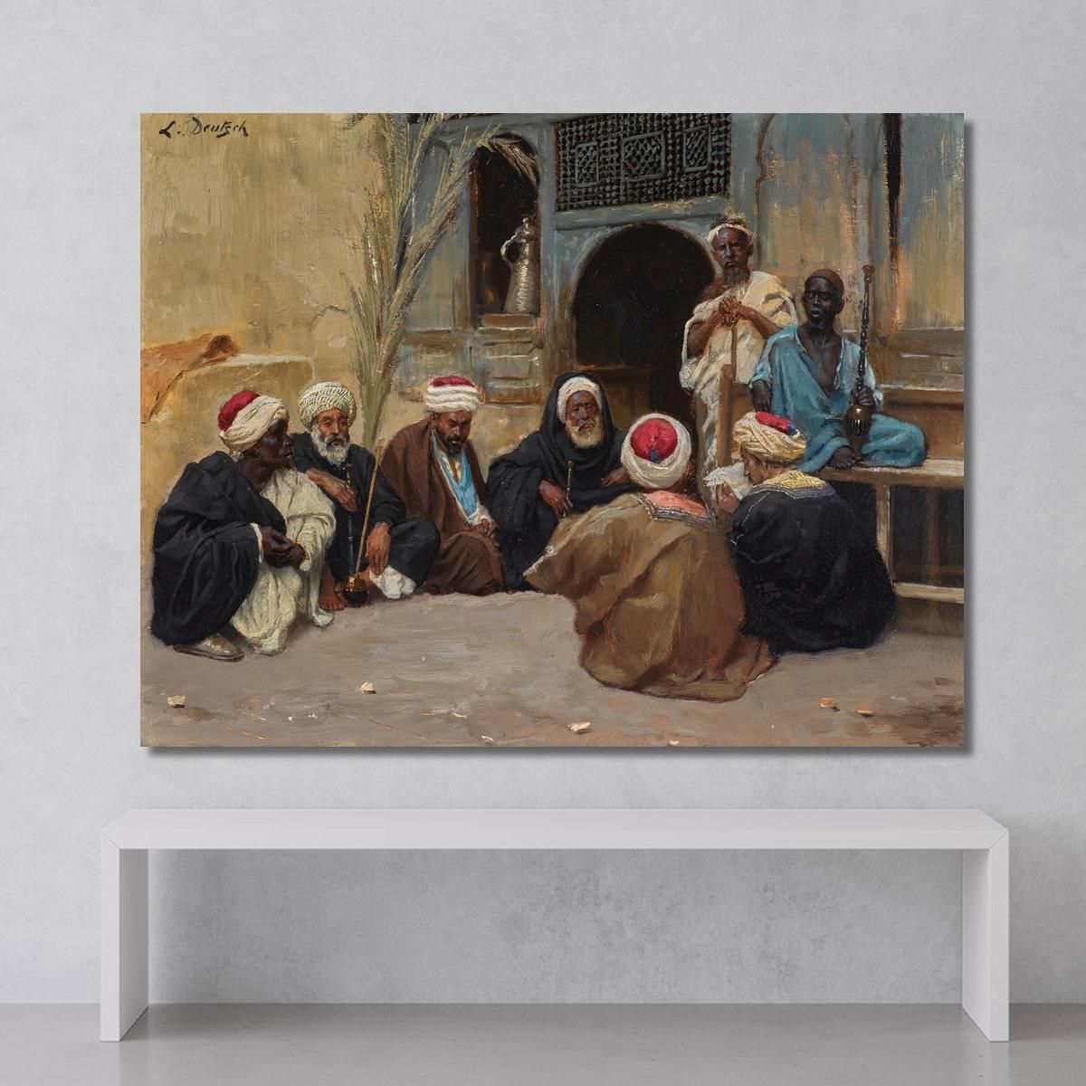 A Council Of Elders Ludwig Deutsch ldt1 canvas print 