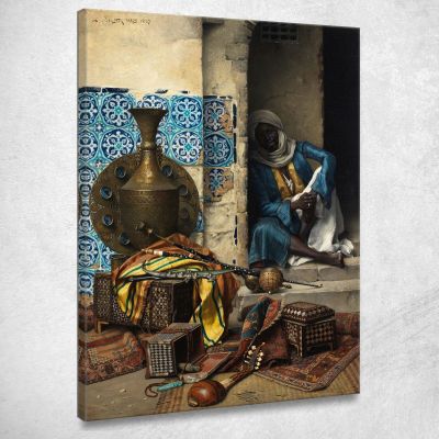 A Dealer In Artefacts Ludwig Deutsch ldt2 canvas print 