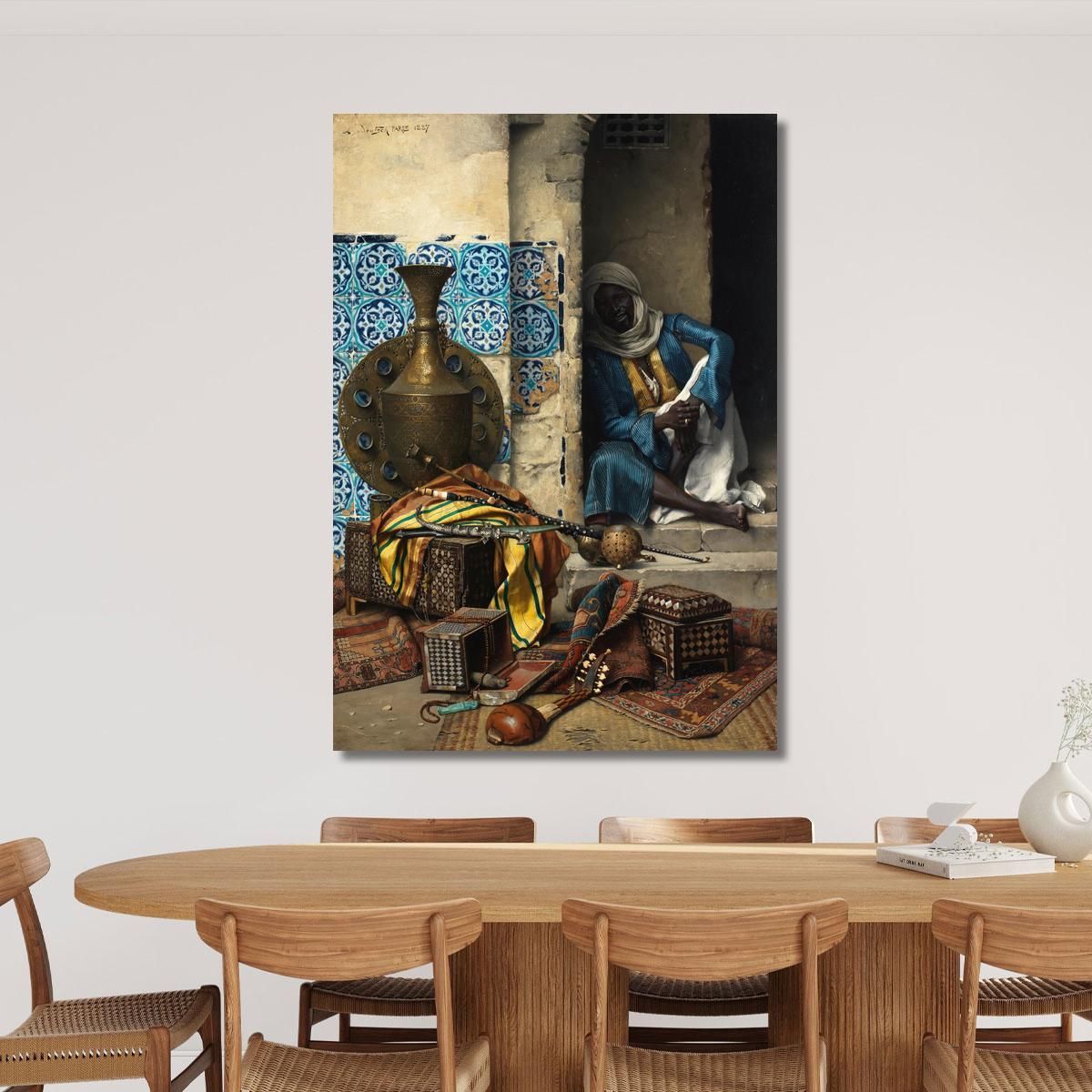 A Dealer In Artefacts Ludwig Deutsch ldt2 canvas print 