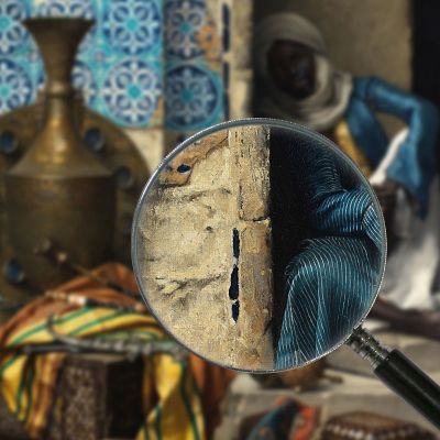 A Dealer In Artefacts Ludwig Deutsch ldt2 canvas print