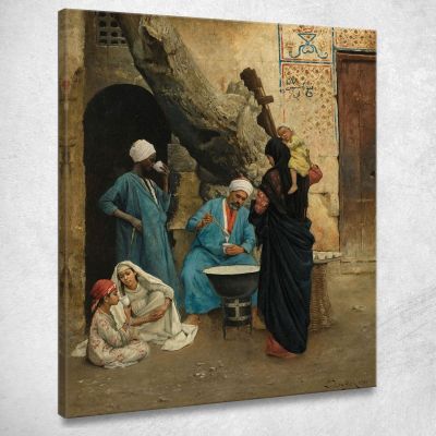 A Refreshing Drink Ludwig Deutsch ldt6 canvas print 