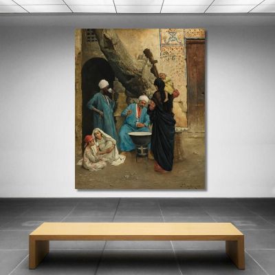 A Refreshing Drink Ludwig Deutsch ldt6 canvas print 
