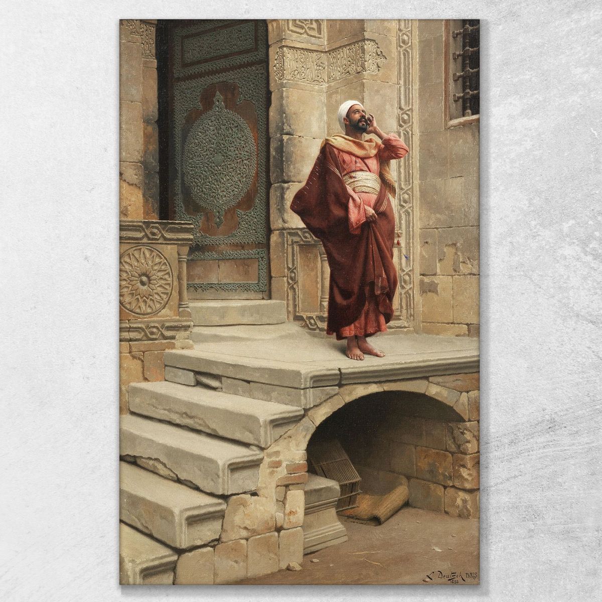 Calling The Faithful Ludwig Deutsch ldt11 canvas print 