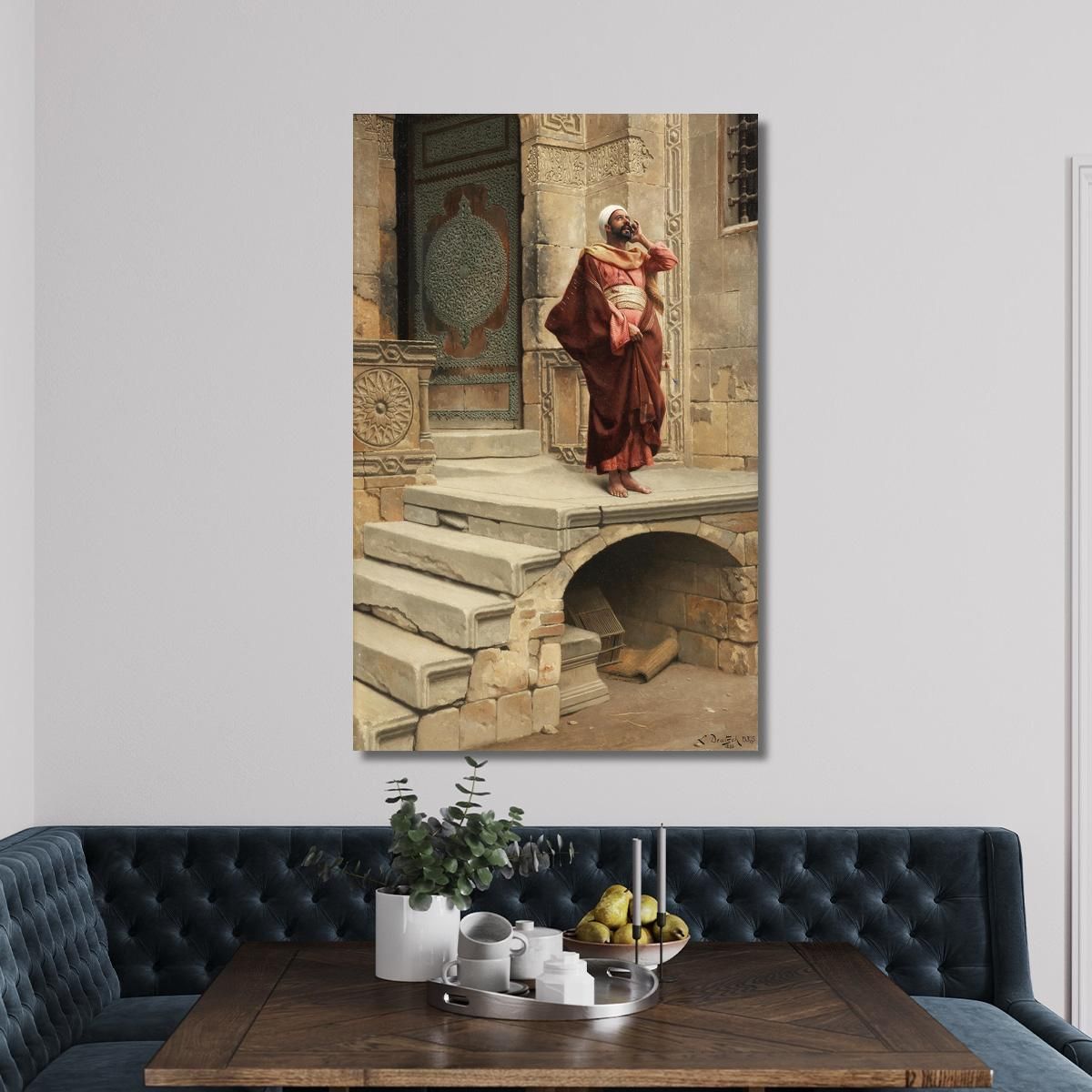 Calling The Faithful Ludwig Deutsch ldt11 canvas print 