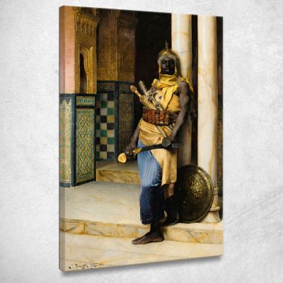 Guarding The Palace Ludwig Deutsch ldt12 canvas print 