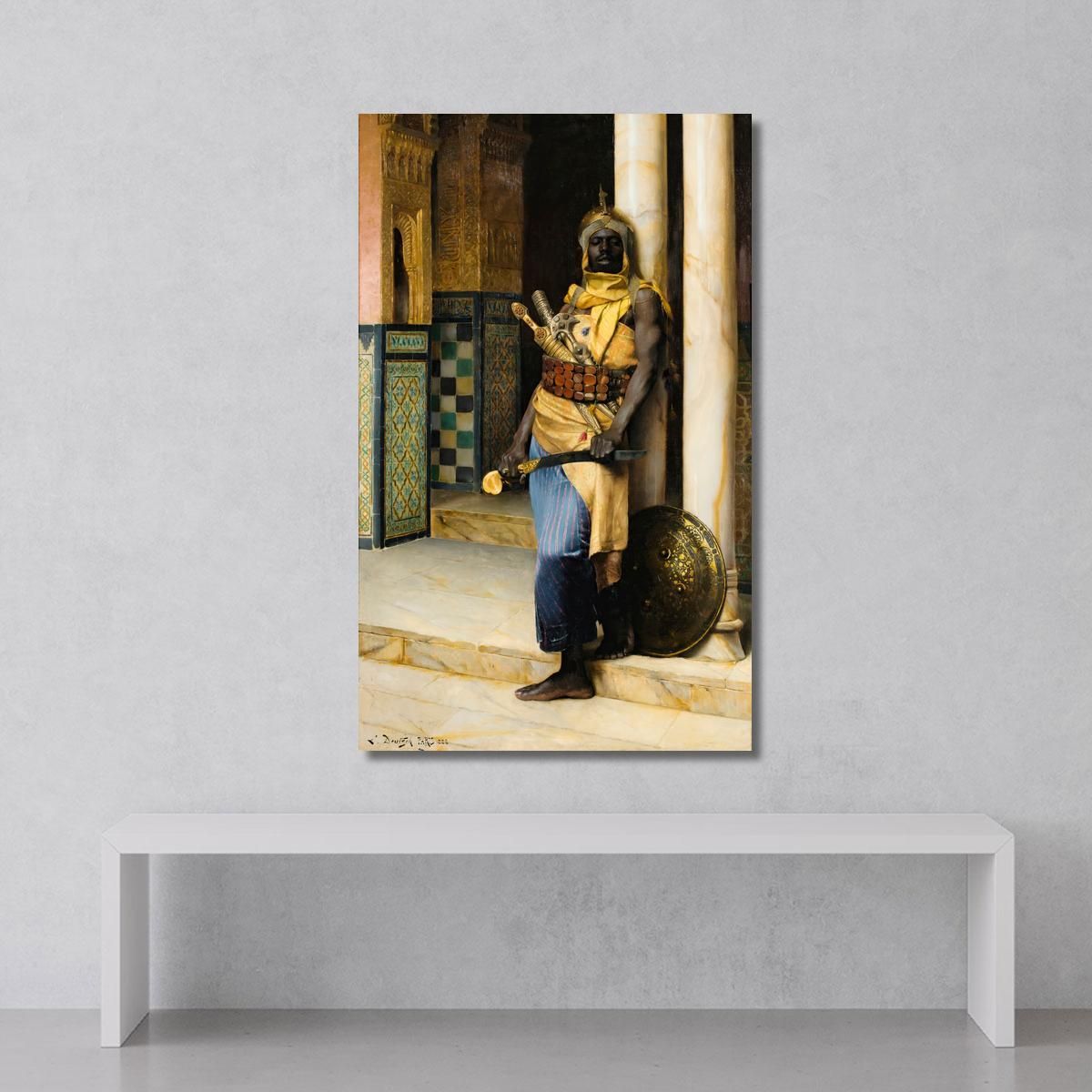 Guarding The Palace Ludwig Deutsch ldt12 canvas print 