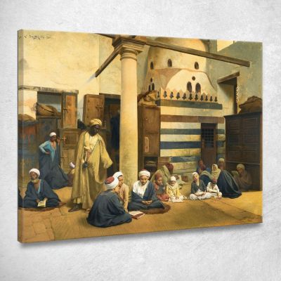 In The Madrasa Ludwig Deutsch ldt13 canvas print 