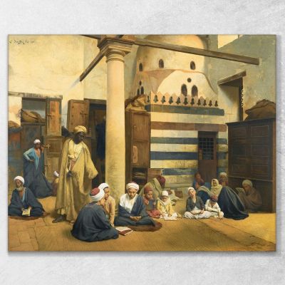 In The Madrasa Ludwig Deutsch ldt13 canvas print 