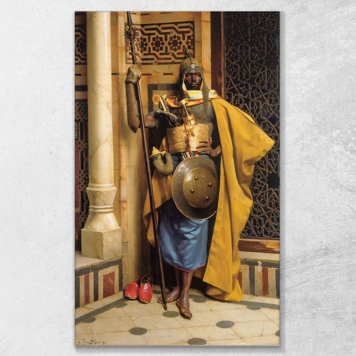 The Moorish Guard Ludwig Deutsch ldt15 canvas print 