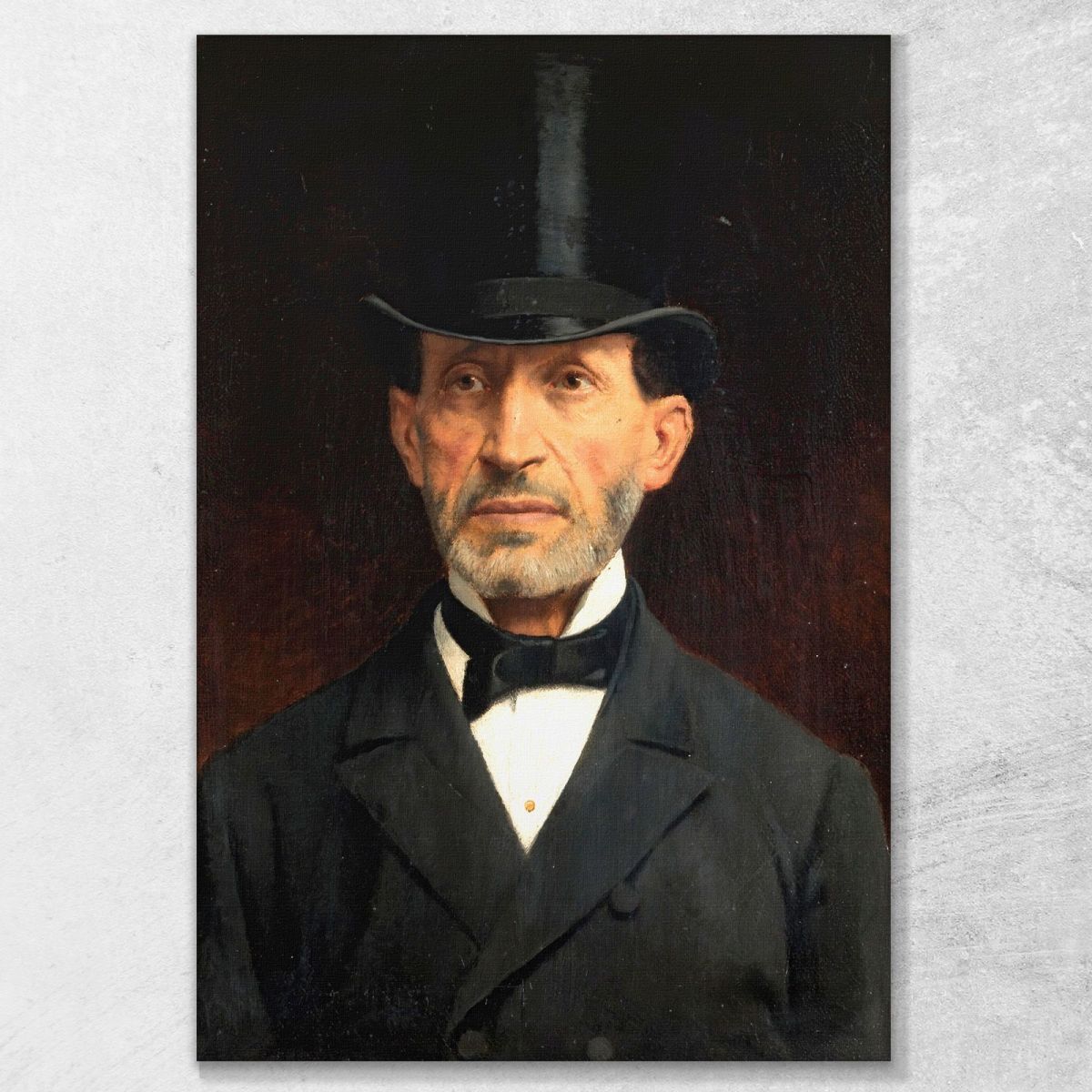 Portrait Of Ignaz Deutsch Ludwig Deutsch ldt18 canvas print 