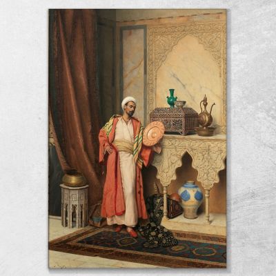 The Connoisseur Ludwig Deutsch ldt25 canvas print 