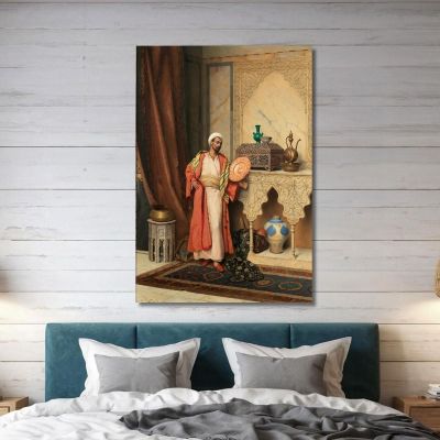The Connoisseur Ludwig Deutsch ldt25 canvas print 