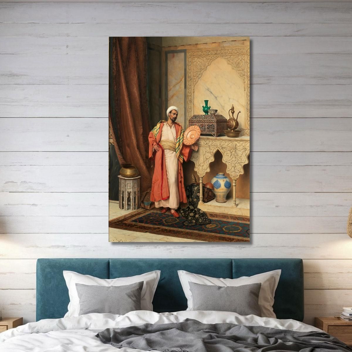 The Connoisseur Ludwig Deutsch ldt25 canvas print 